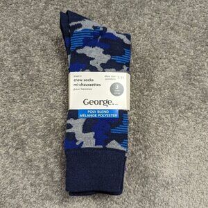 Bundle of 3 Cozy Crew Socks - Heathered Designs with Vibrant Toe Heel Accents